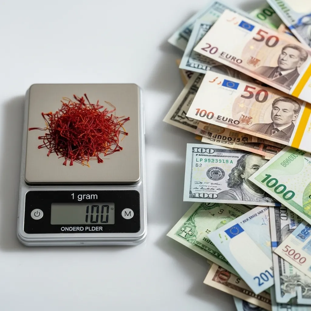 Price of 1 gram saffron