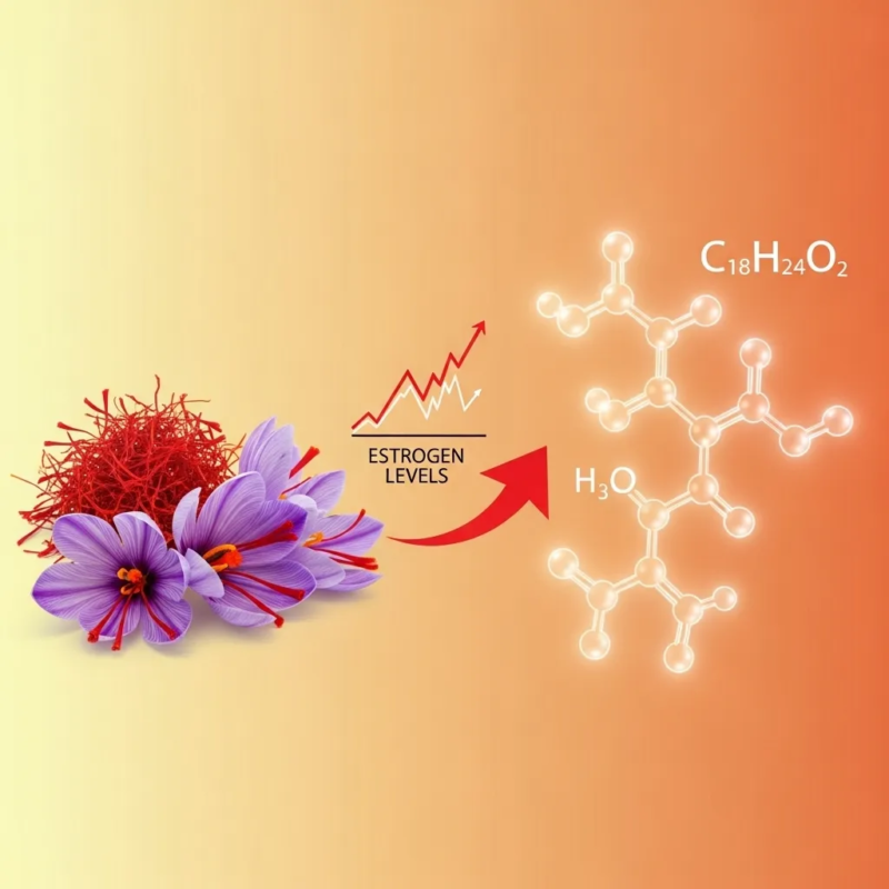 Saffron and estrogen levels