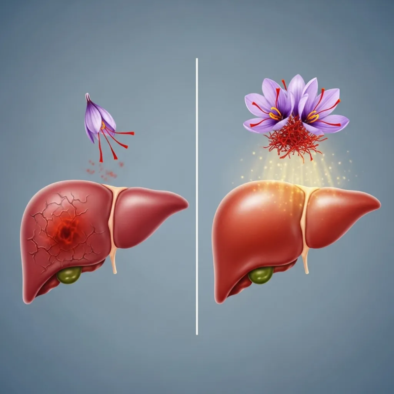 Saffron and liver health