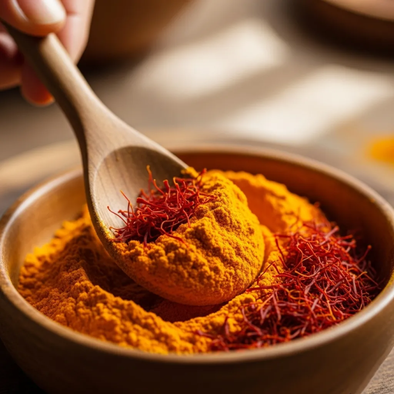 Turmeric and saffron benefits