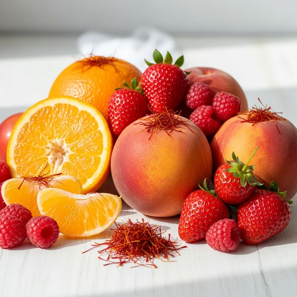 fruits that pair with saffron