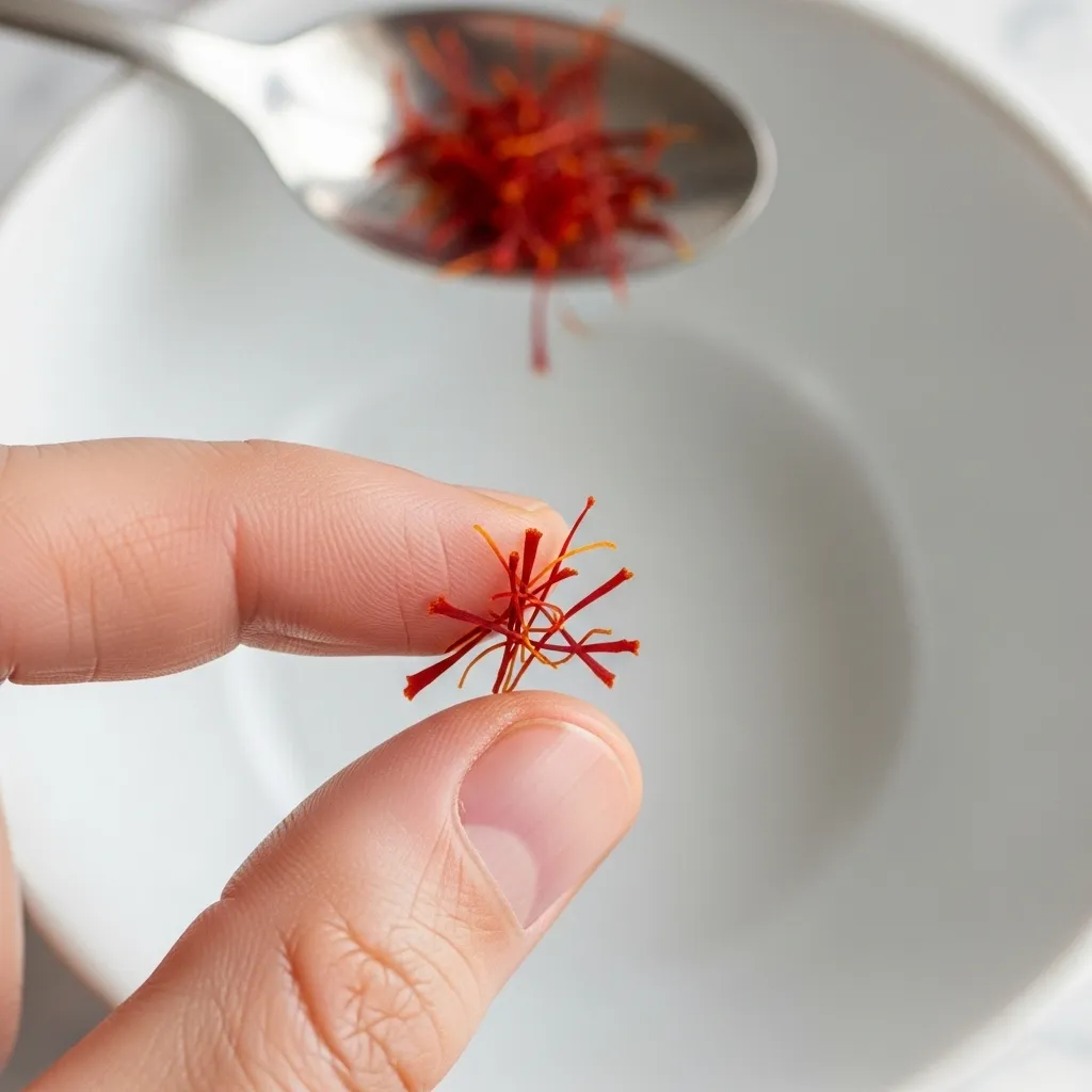 Amount of saffron to use in a dish