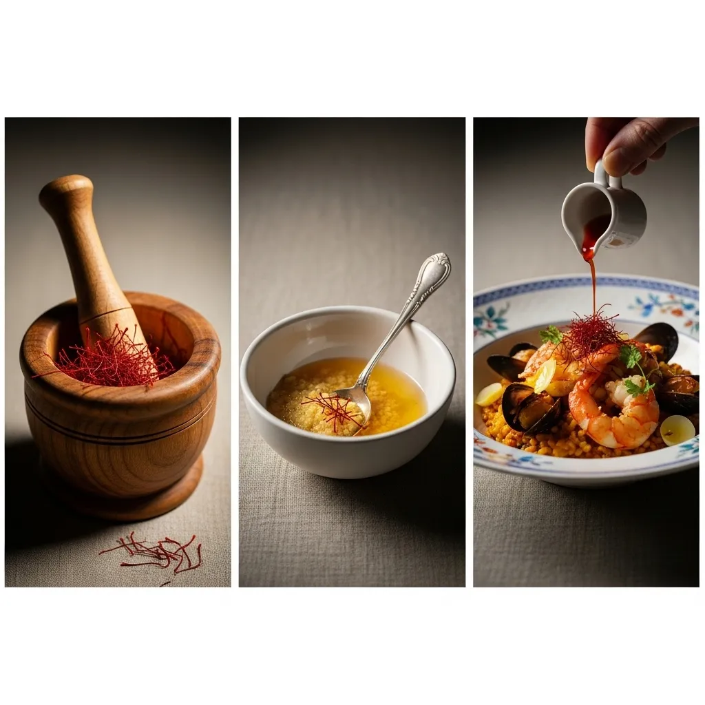 Saffron's role in cooking