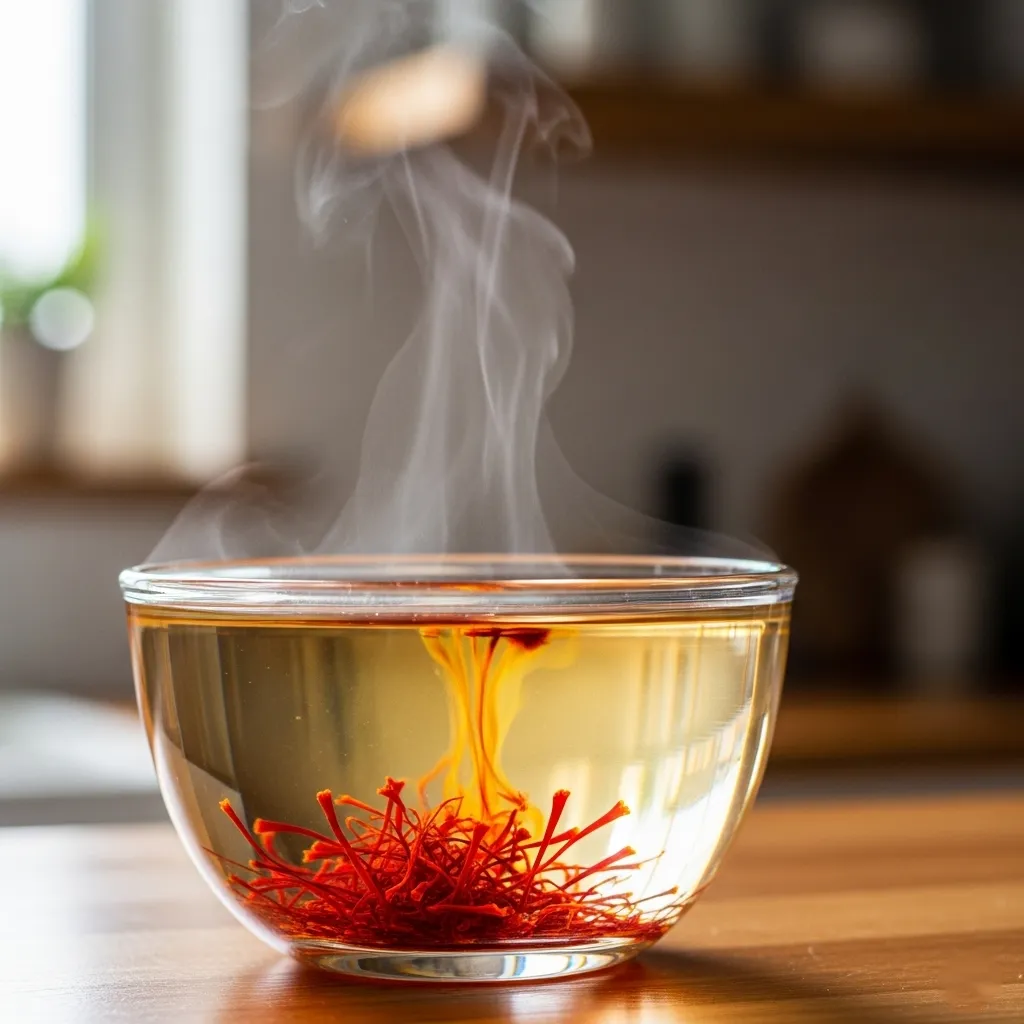Correct way to use saffron