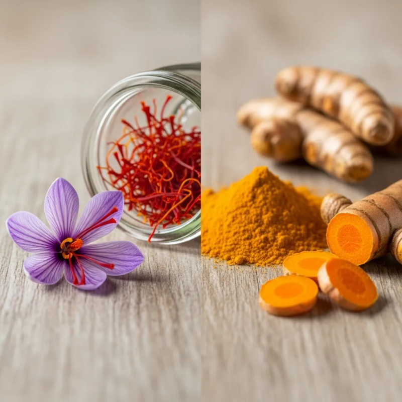 Turmeric vs saffron