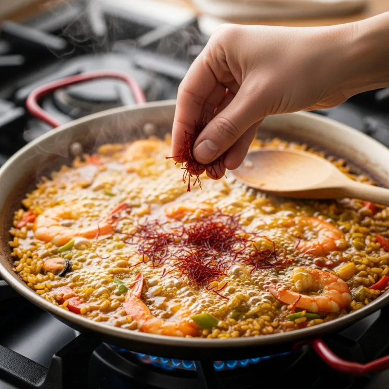 Using saffron in cooking