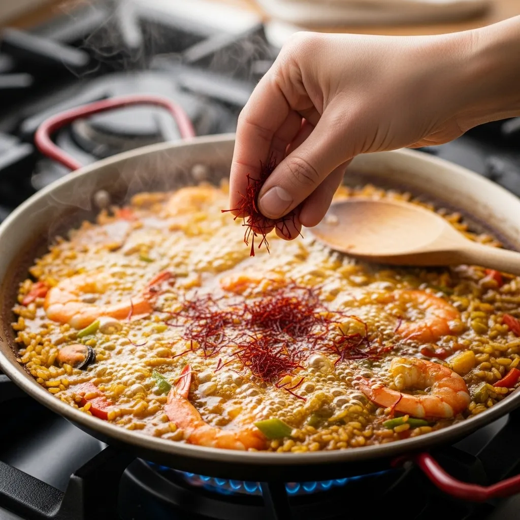 Using saffron in cooking