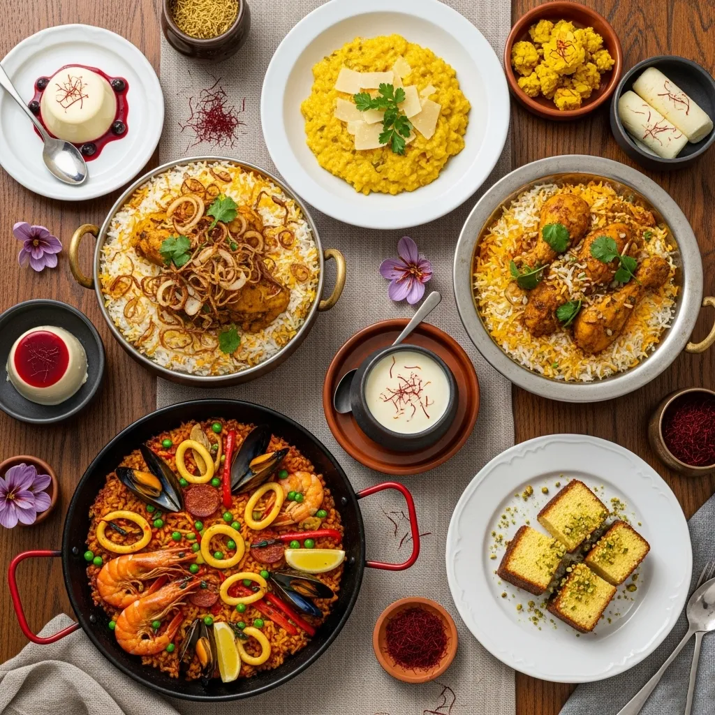 Foods that pair with saffron