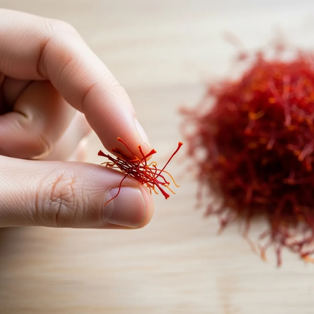 Eating saffron directly
