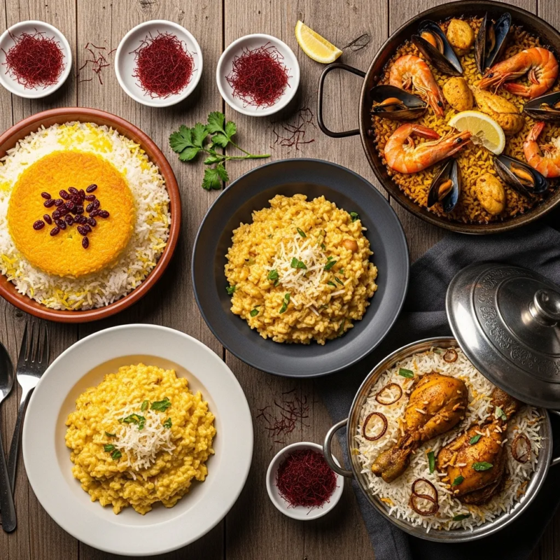 Saffron cuisine