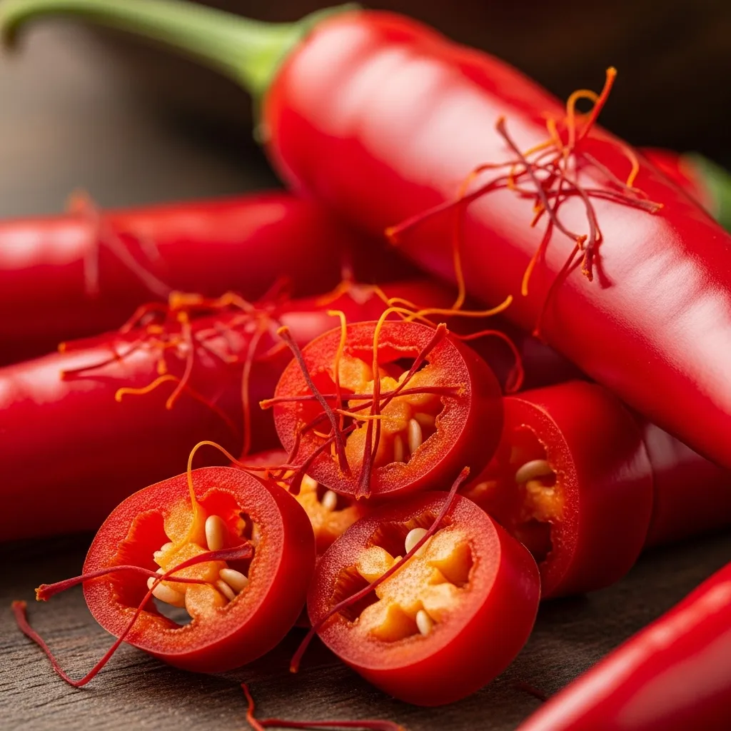 saffron flavor in chili