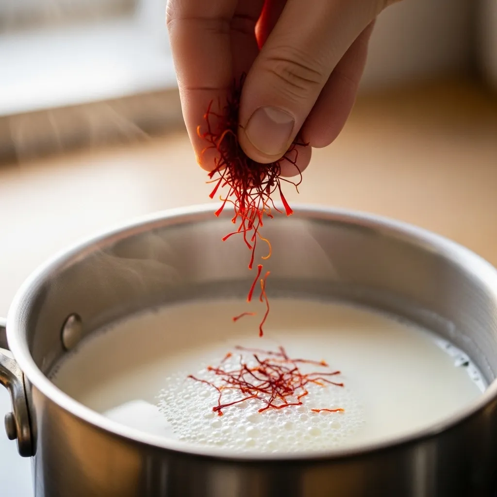 saffron milk benefits