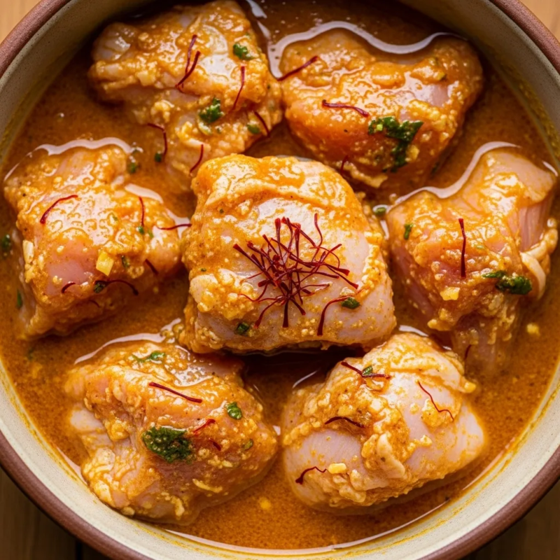 saffron chicken marinade