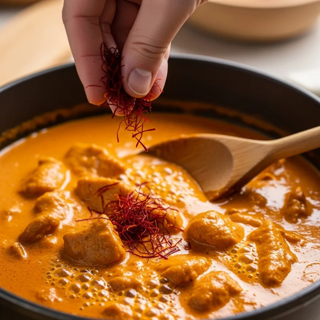 saffron in Indian cooking