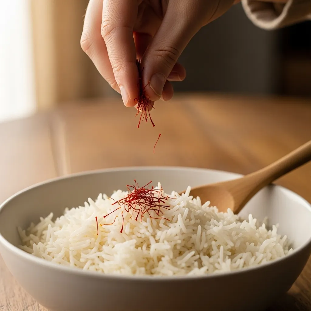 saffron in rice recipes