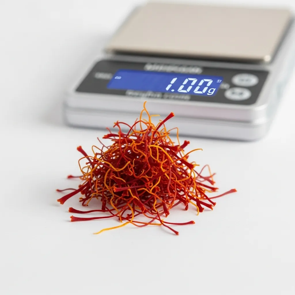 saffron weight conversion