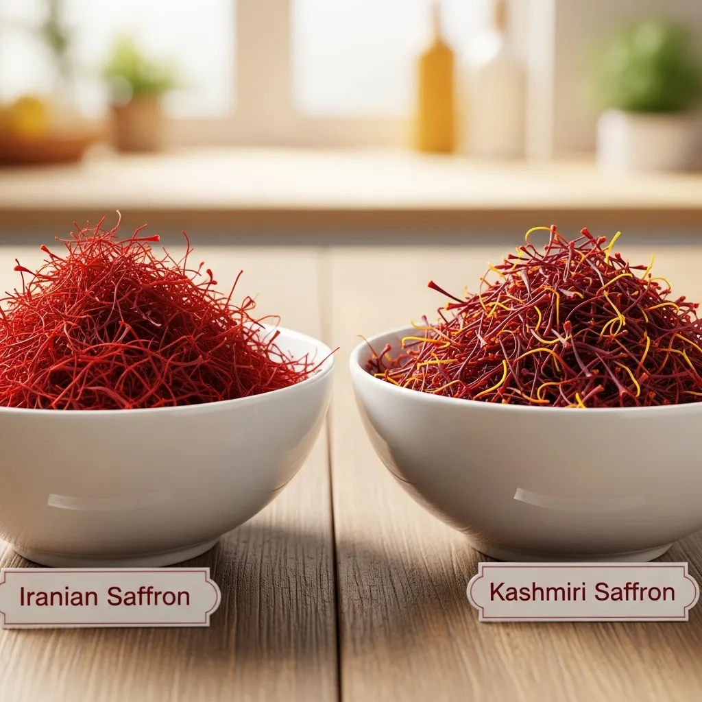 Irani vs Kashmiri saffron