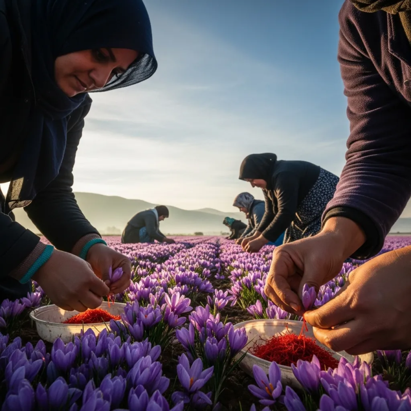 top saffron producing country