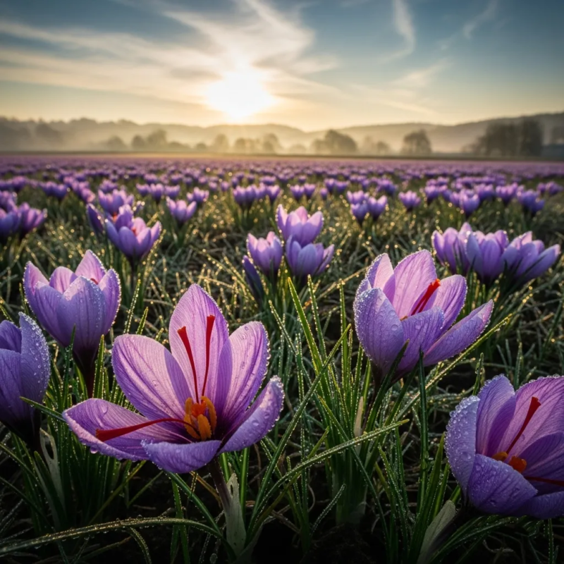 saffron growth rate