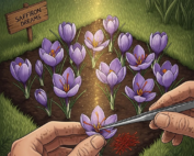 growing saffron at home