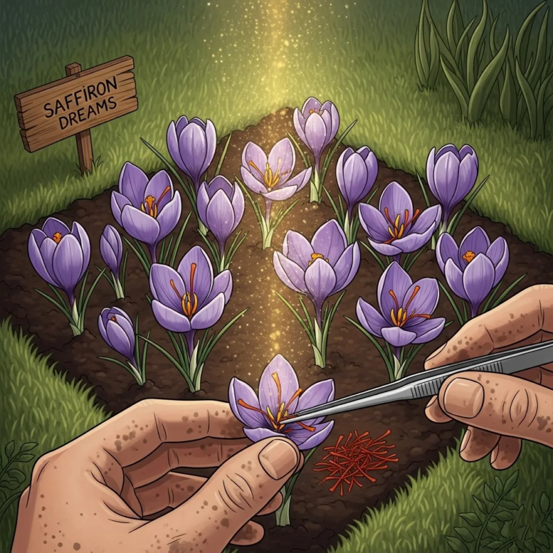 growing saffron at home