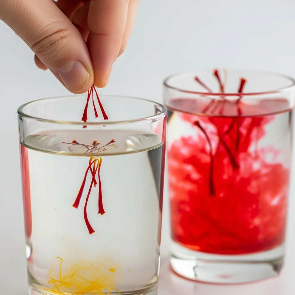How can I tell if my saffron is real?
