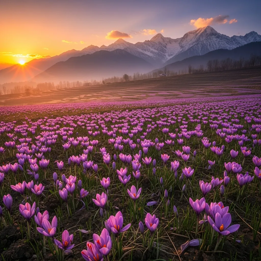 Is saffron cheap in Kashmir?
