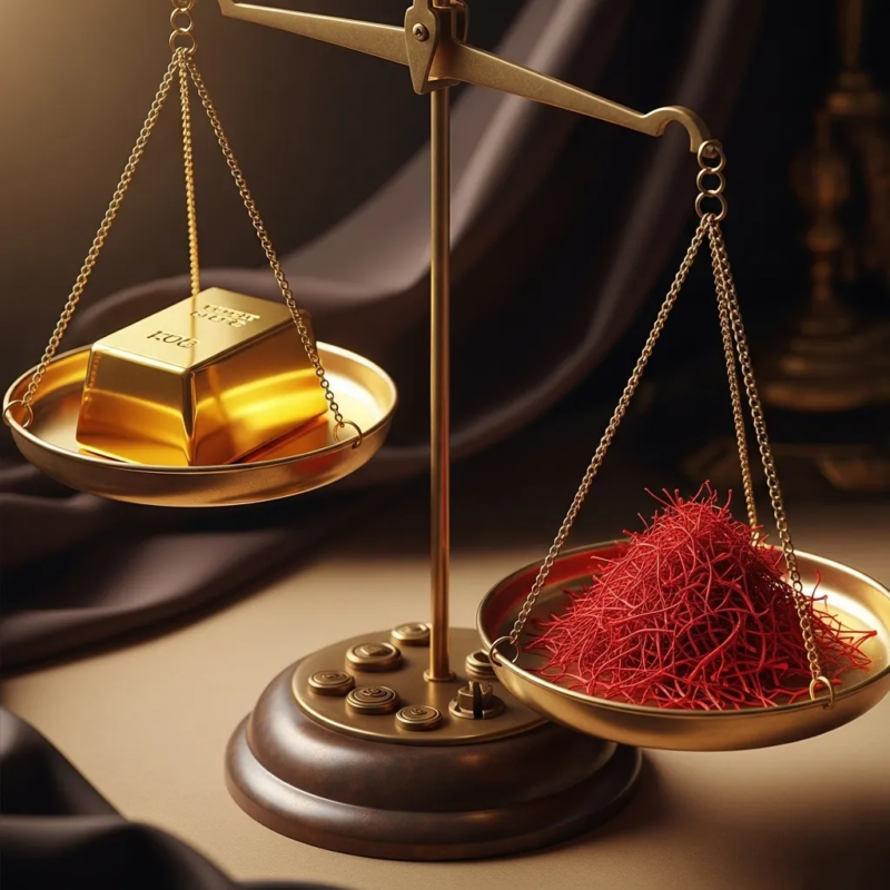 saffron value compared to gold