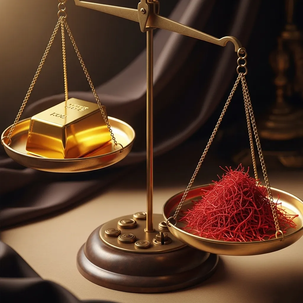 Was saffron worth more than gold?