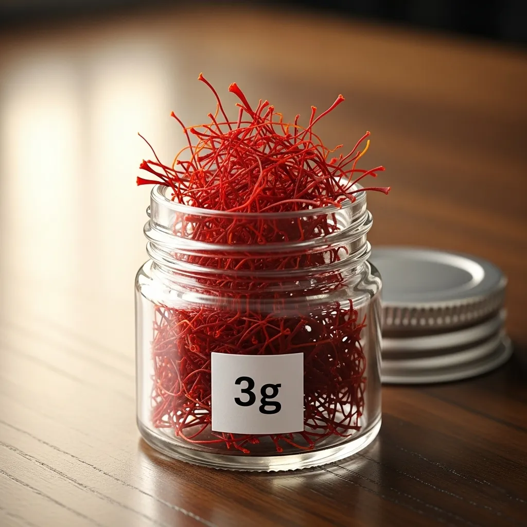 How much are 3 grams of saffron worth?