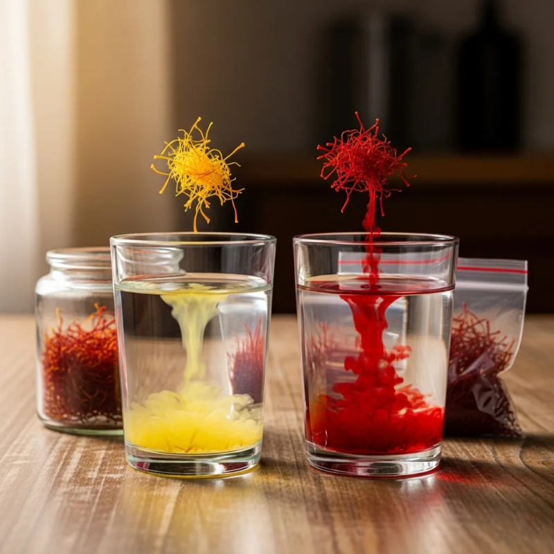 saffron purity test