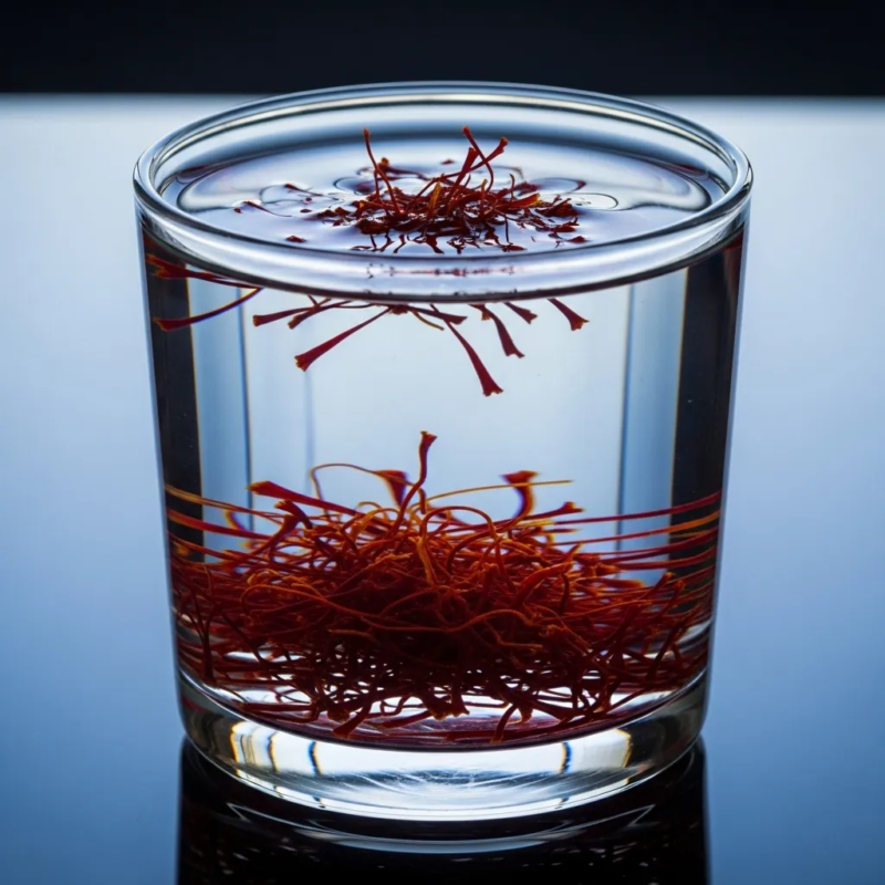 saffron water test