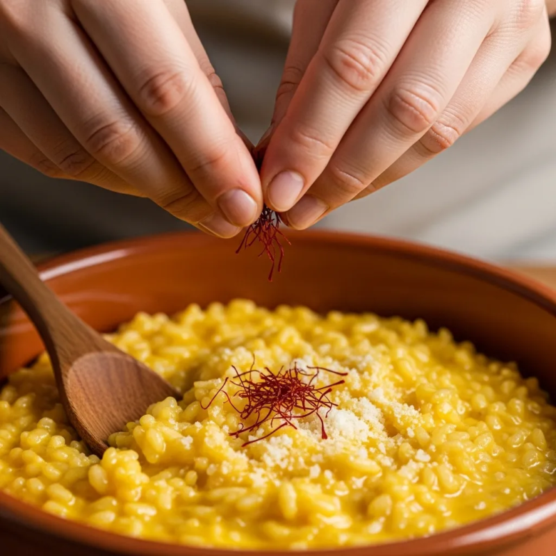 using saffron in recipes