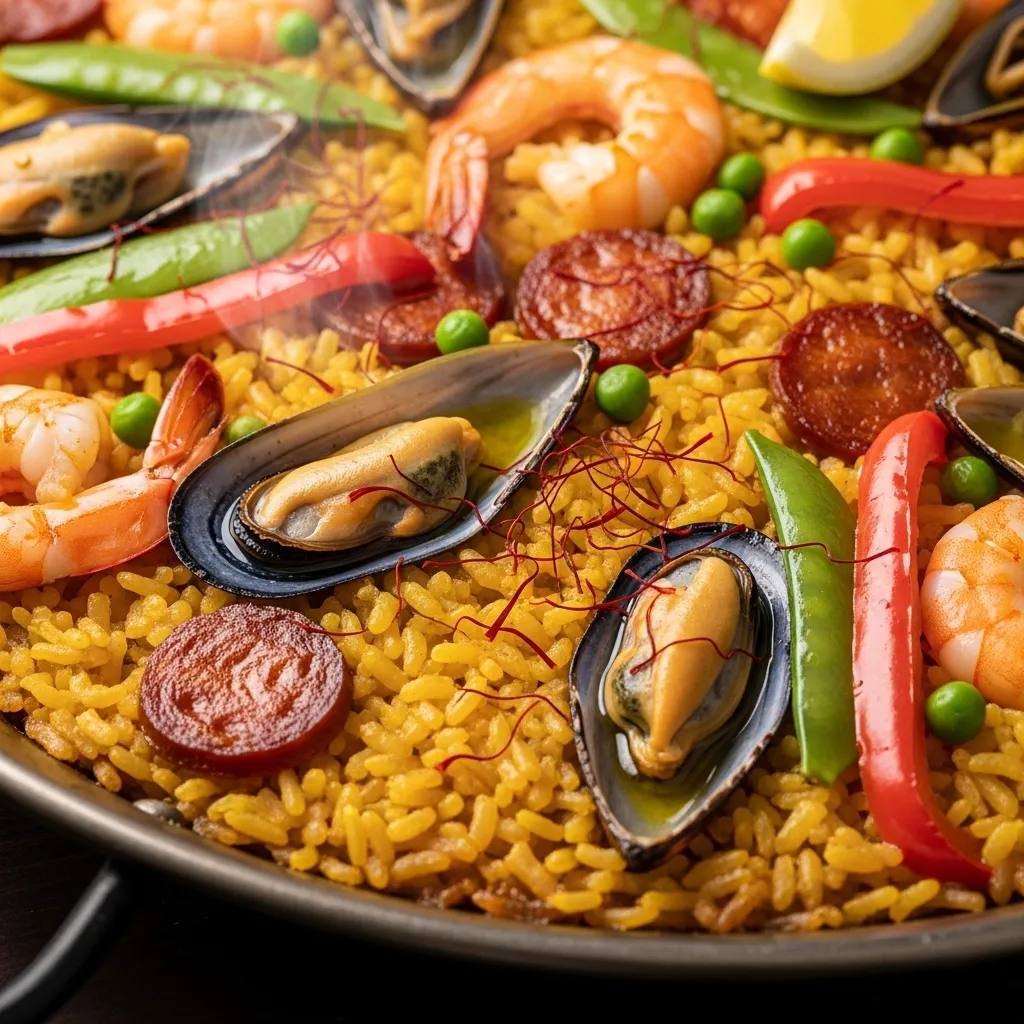 What does saffron do to a meal?