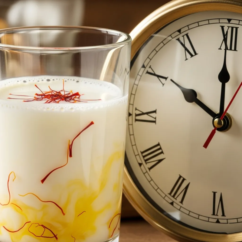 saffron milk infusion