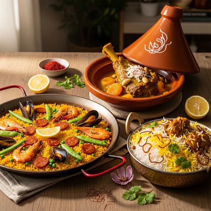 saffron in global cuisine