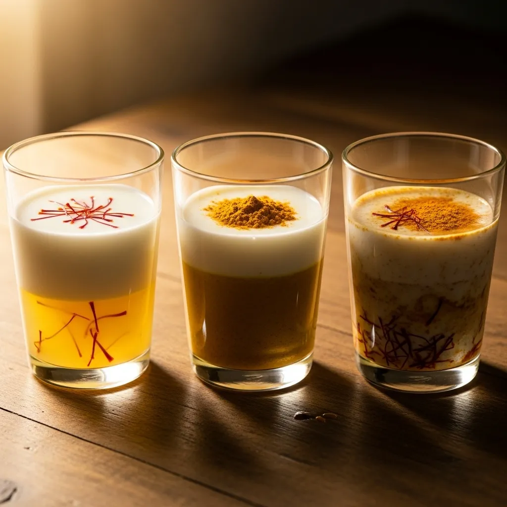 Can we mix turmeric and saffron together in milk?