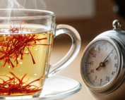 soaking saffron for infusion