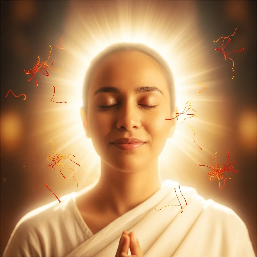 What does saffron do to a person?
