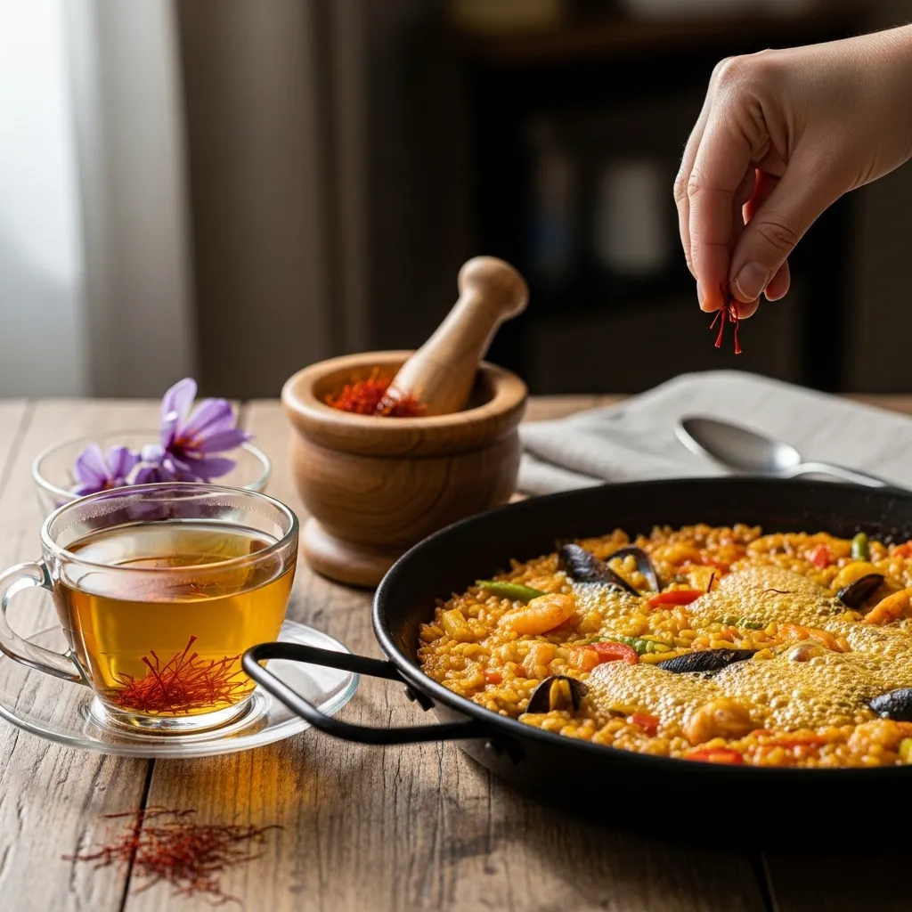 How is saffron used?