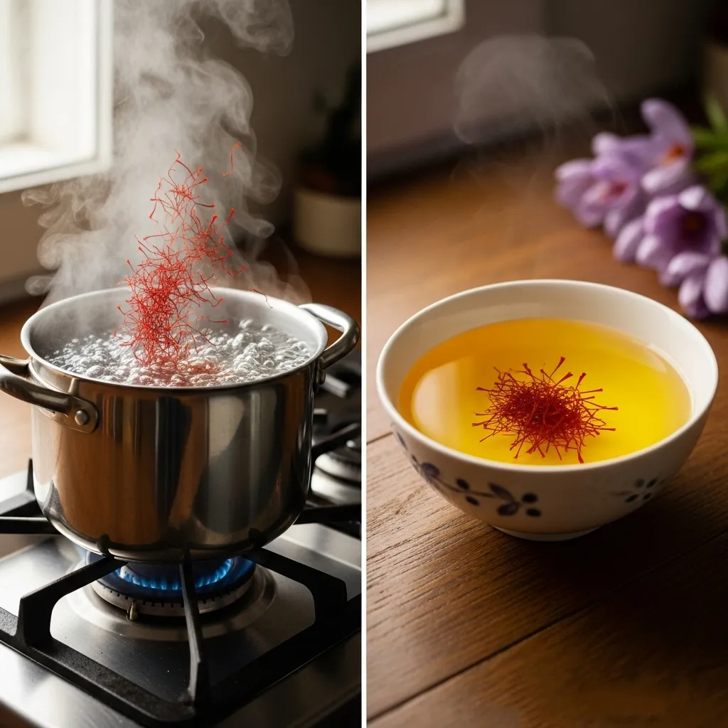 Should I boil saffron?