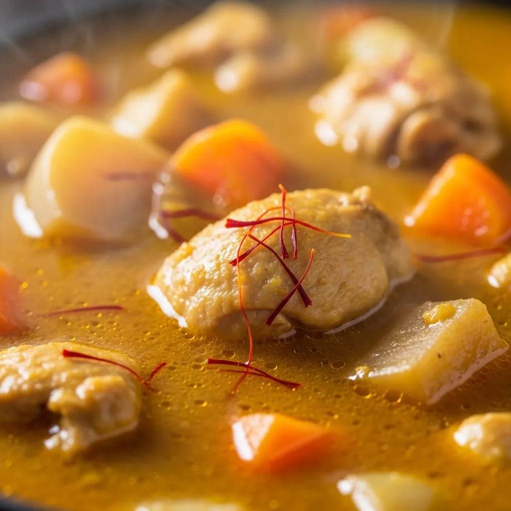 Is saffron good in stew?