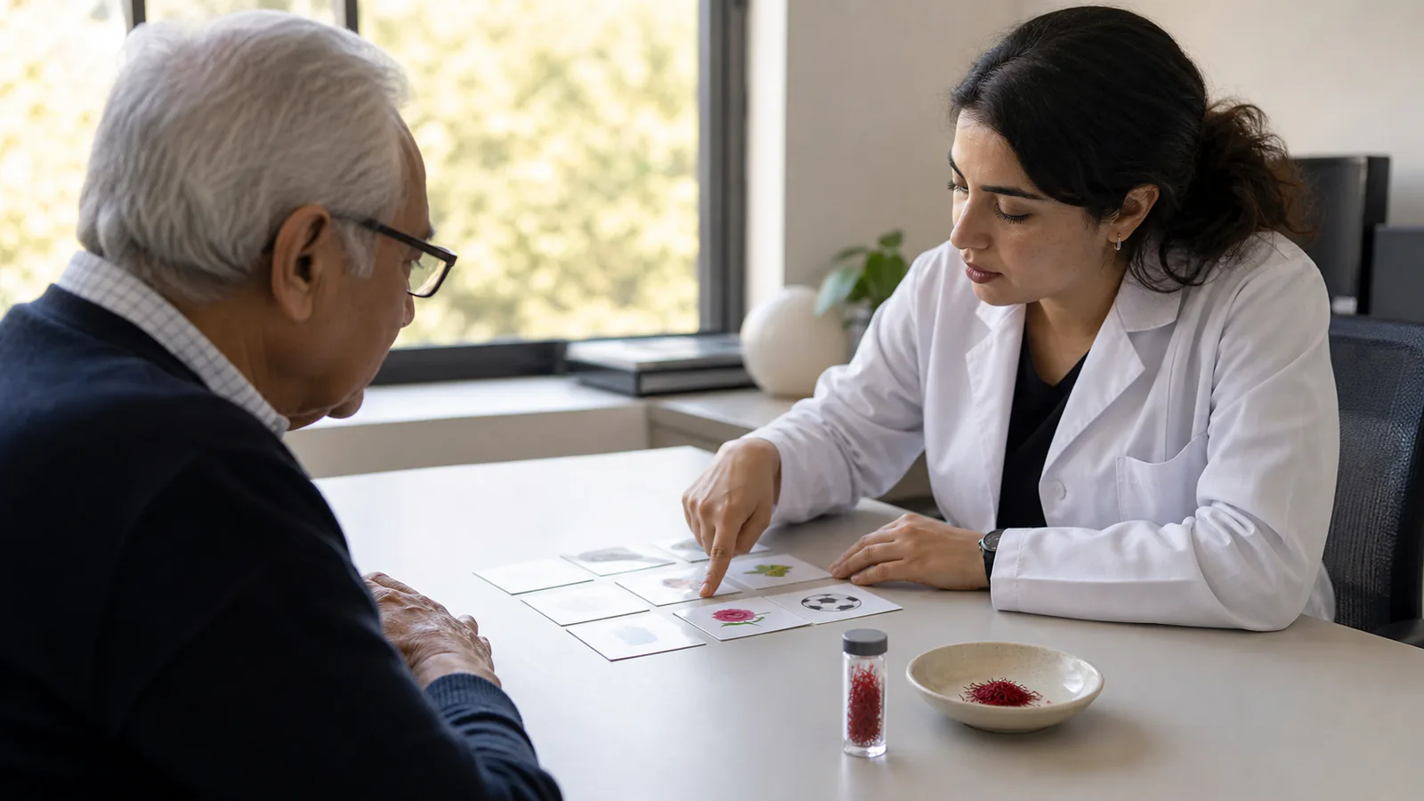 Iranian saffron extract being studied with a memory assessment