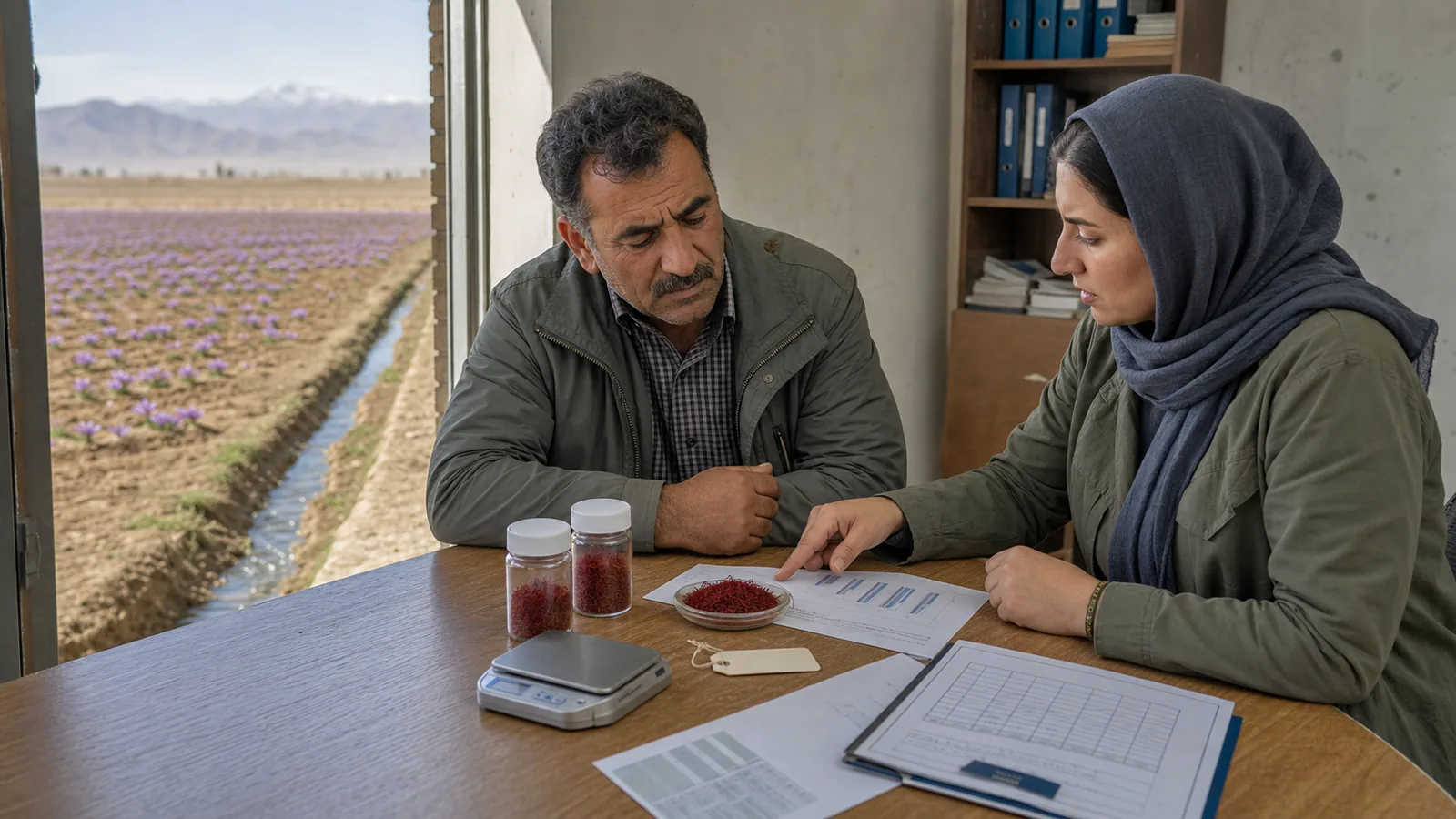 Khorasan grower and agronomist review saffron trade and water records