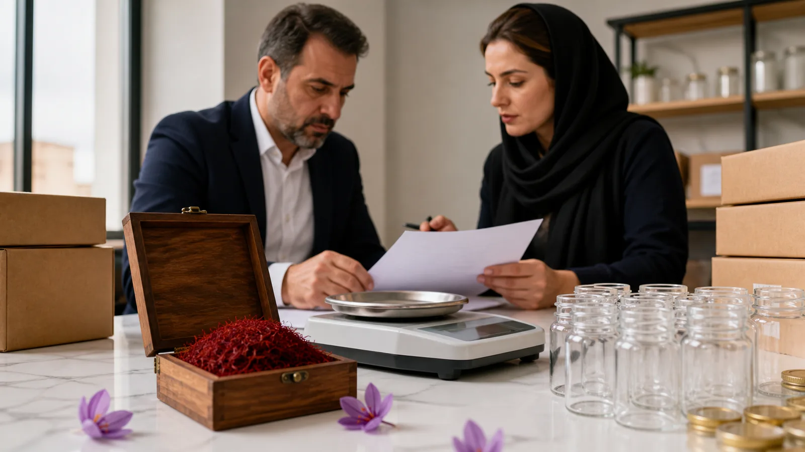 Iranian saffron, retail jars and cost review for the China market